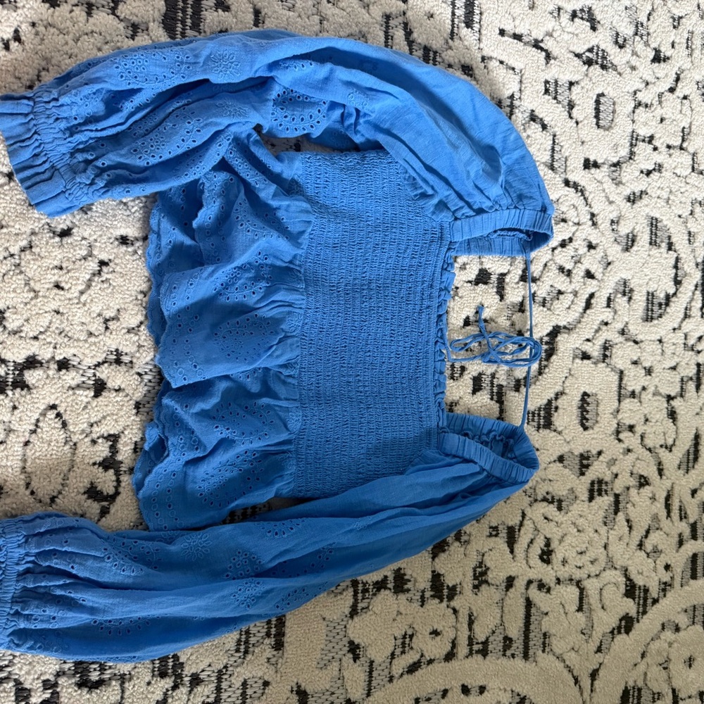 American Girl Blue Long Sleeve Top